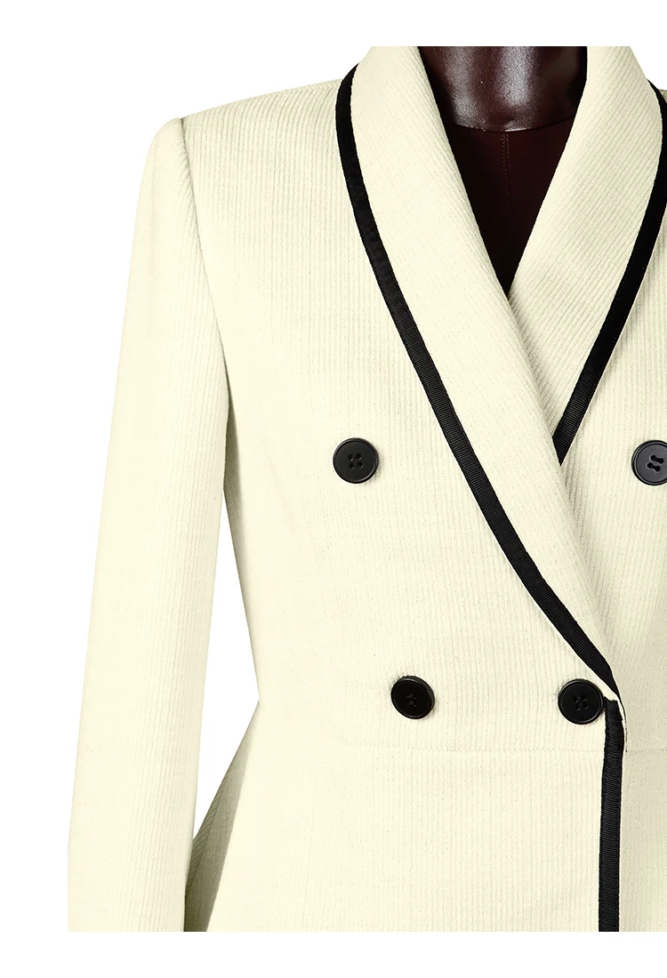 Модный Роскошный весенний женский комплект из 2 предметов с юбкой пиджак