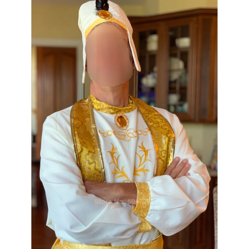 Роскошные Алладин Косплей волшебная лампа костюмы на Хэллоуин для мужчин