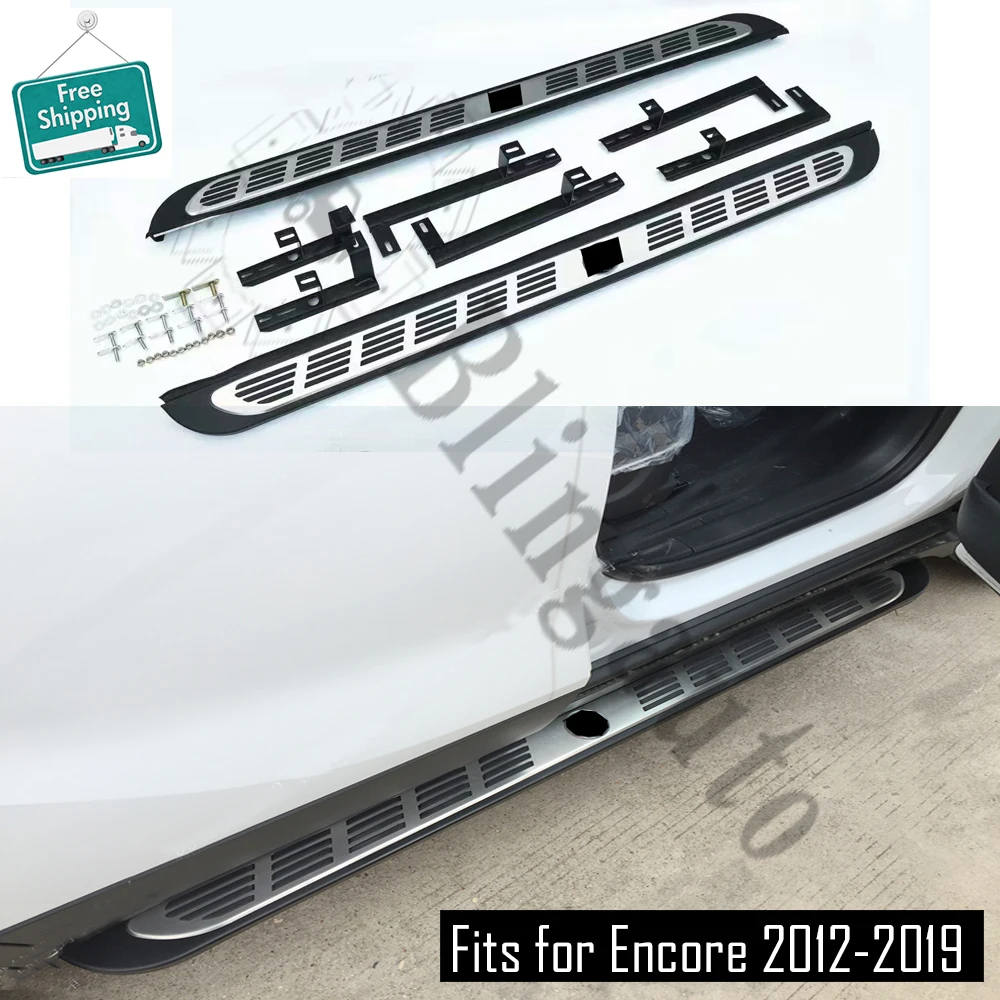 Подходит для Buick Encore 2012 2019 2 шт. Левая Правая Беговая доска боковые шаги nerf бар