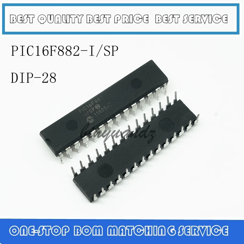 

20PCS~50PCS PIC16F882 PIC16F882-I/SP DIP-28