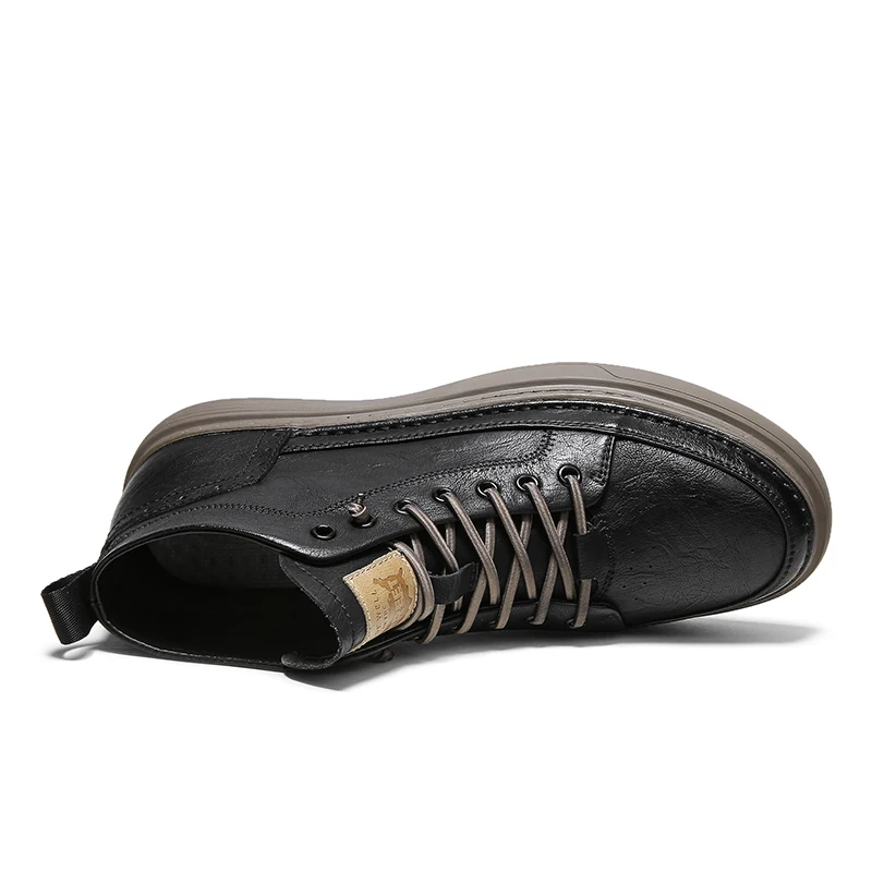 Online Sepatu Kasual Merek Desainer Untuk Pria Sepatu Kulit Pria Coklat Hitam Sepatu Jalan Pria Nyaman Sneakers Kasual Dapat Dipakai