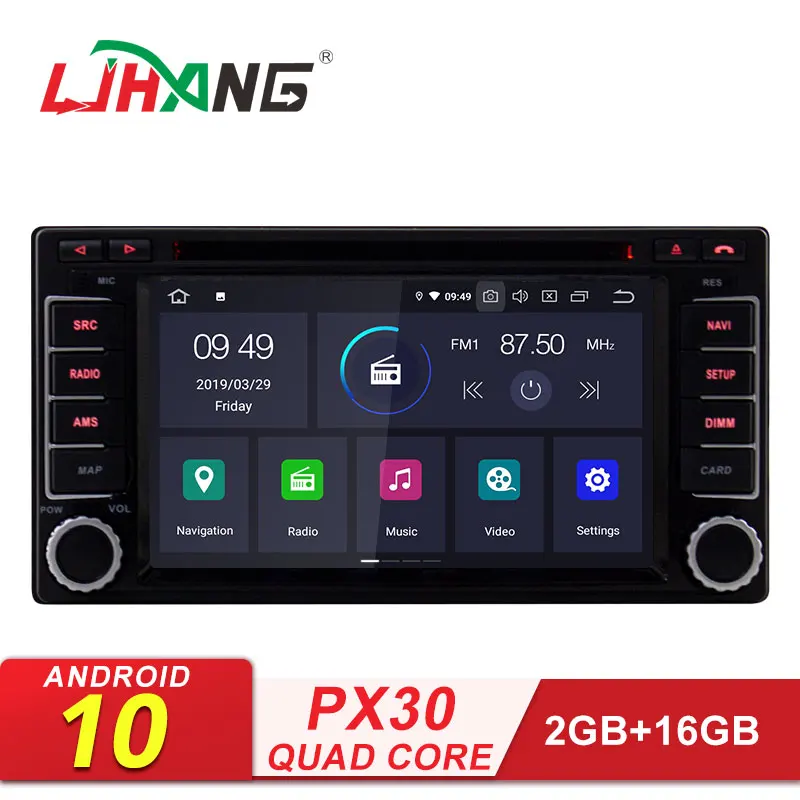 LJHANG 2 Din Android 10 автомобильный dvd плеер для Subaru Forester Impreza 2008 2011 WIFI Мультимедиа GPS Navi