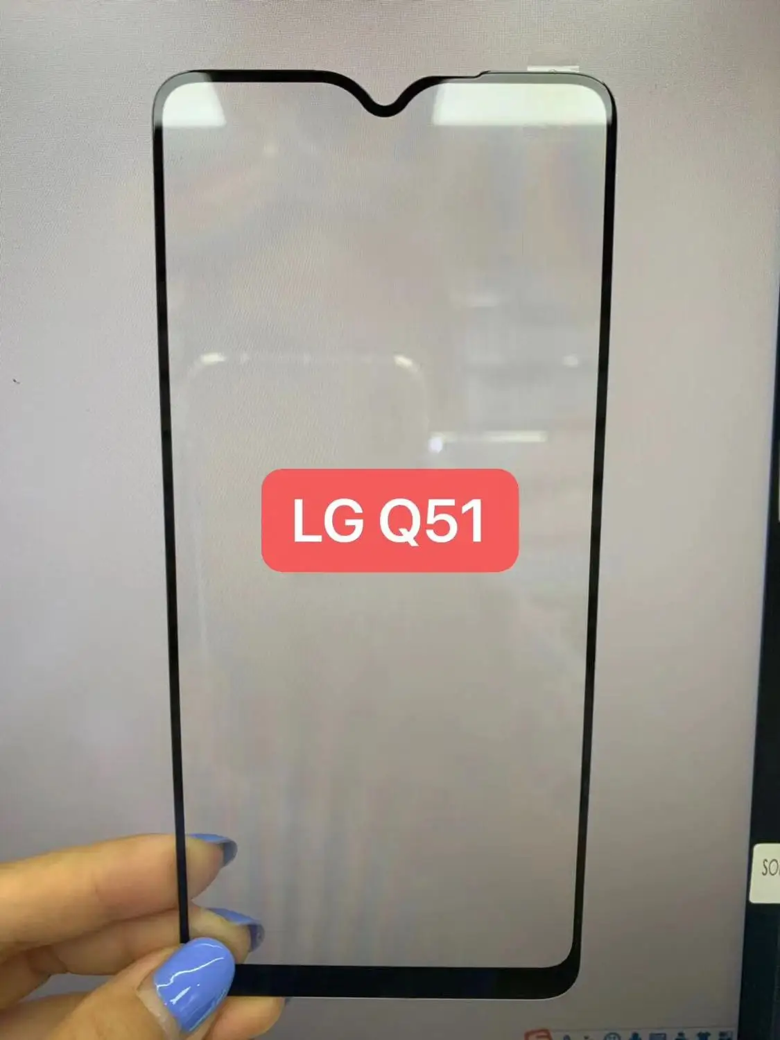 Защитное стекло закаленное 3D для LG Q51 | Мобильные телефоны и аксессуары