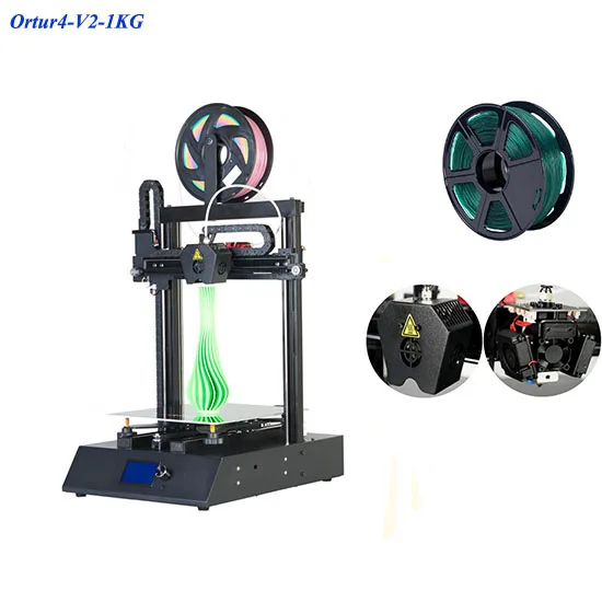 Ortur4-V2-1KG Ortur-4, 3d принтер, линейная направляющая, высокоскоростной 3d принтер Prusa I3, обновление, обновление, выключение питания, большой размер печати 260*310*305 мм - Цвет: Ortur4-V2-1KG