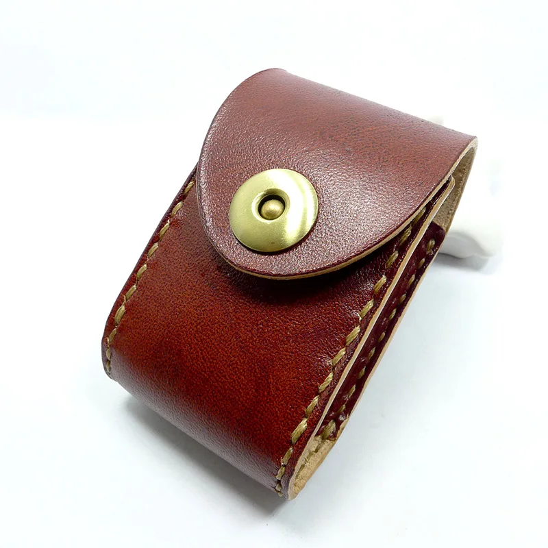 Кожаный складной чехол blongk для очков на ремне ручной работы Портативный Складной