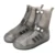 Утолщенный водонепроницаемый силиконовый чехол для обуви, женские резиновые сапоги, мужские чехлы, уличное нескользящее многоразовое защитное покрытие для обуви - изображение