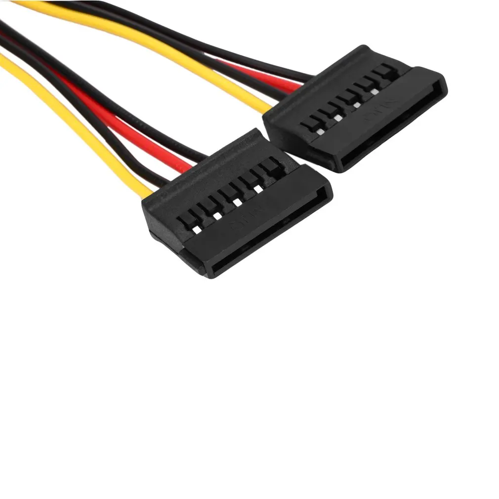 4Pin Ide Molex Naar 15Pin Serial Ata Sata адаптер питания Kabel Y сплиттер жесткий диск Voeding Hot