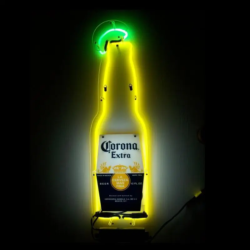Изготовленный На Заказ Corona светильник Стекло неоновый знак|Неоновые лампы и