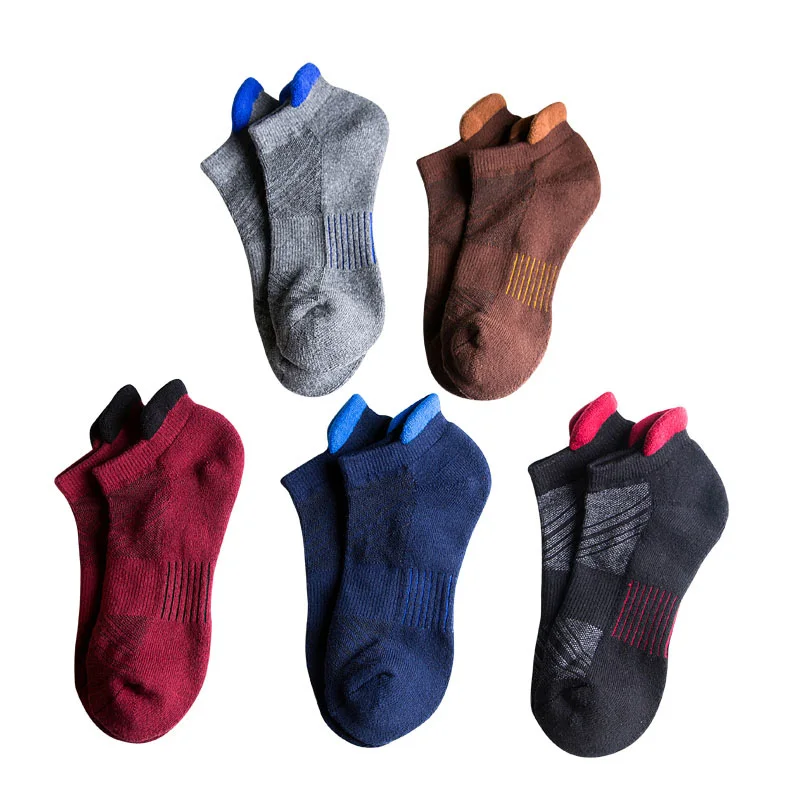 

Non-Slip Thickened Wear-Resistant Socks Low Cut Ankle Athletic Socks Outdoor Sports Cotton Running Socks