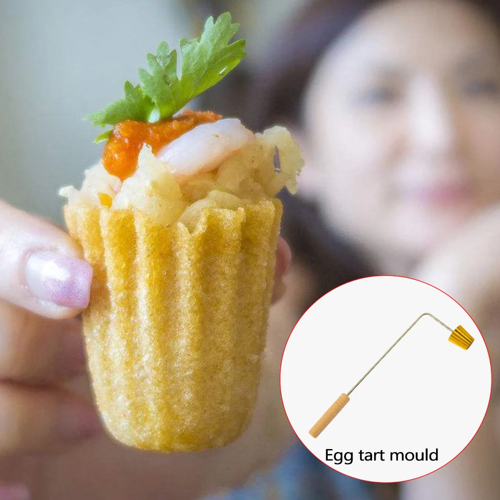 

Malaysian Pie Tee Maker Nyonya Top Hats Mold Egg Tart Mould Reusable Pai Tee Mould Fried Snack Tool Kitchen Bakeware Gadget