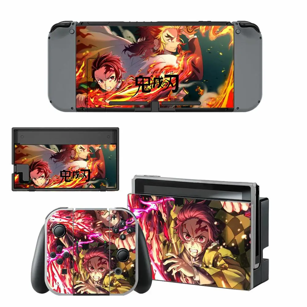 Demon Slayer: Kimetsu no Yaiba Nintendo Switch стикер для кожи наклейки s контроллера Joy Con|Наклейки| |