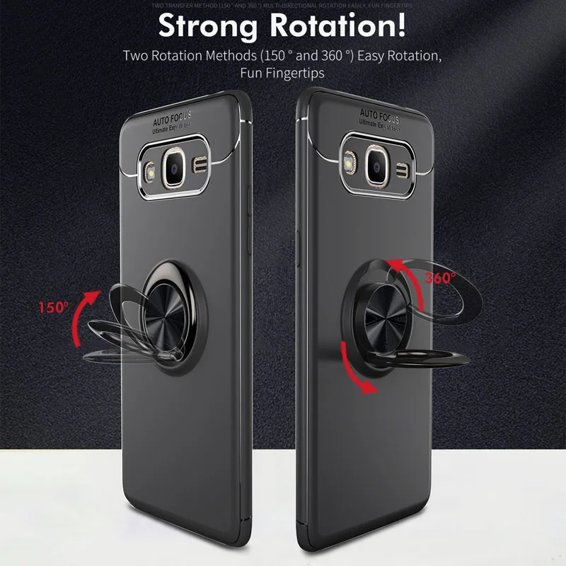 Чехол для телефона с магнитным кольцом s для samsung Galaxy J1, автомобильный держатель, чехол для samsung Galaxy J110, роскошный ТПУ чехол, Fundas Coque