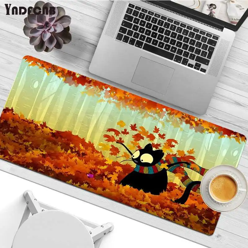

happy fall Vintage Cool Silicone large/small Pad to Mouse pad Game Size for L XL game Customized mouse pad for CS GO PUBG
