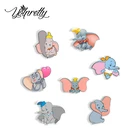 Броши из 2021 акрила, слон Дамбо Disney, эпоксидная смола, акриловый значок