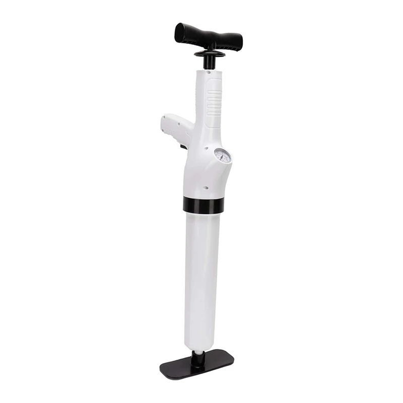 

9 in 1 White Air Pressure Plunger Kit Toilet Dredge Used for Clogged Toilets and Bathroom Bathtubs Kitchen Drains