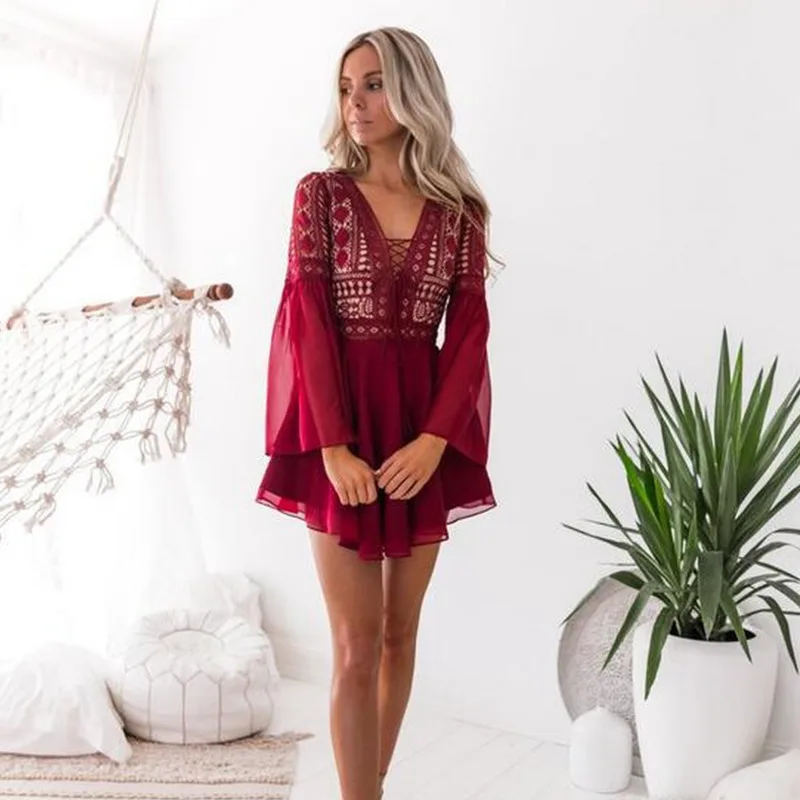 Сексуальное летнее платье для женщин 2020 с v-образным вырезом Белое размера плюс