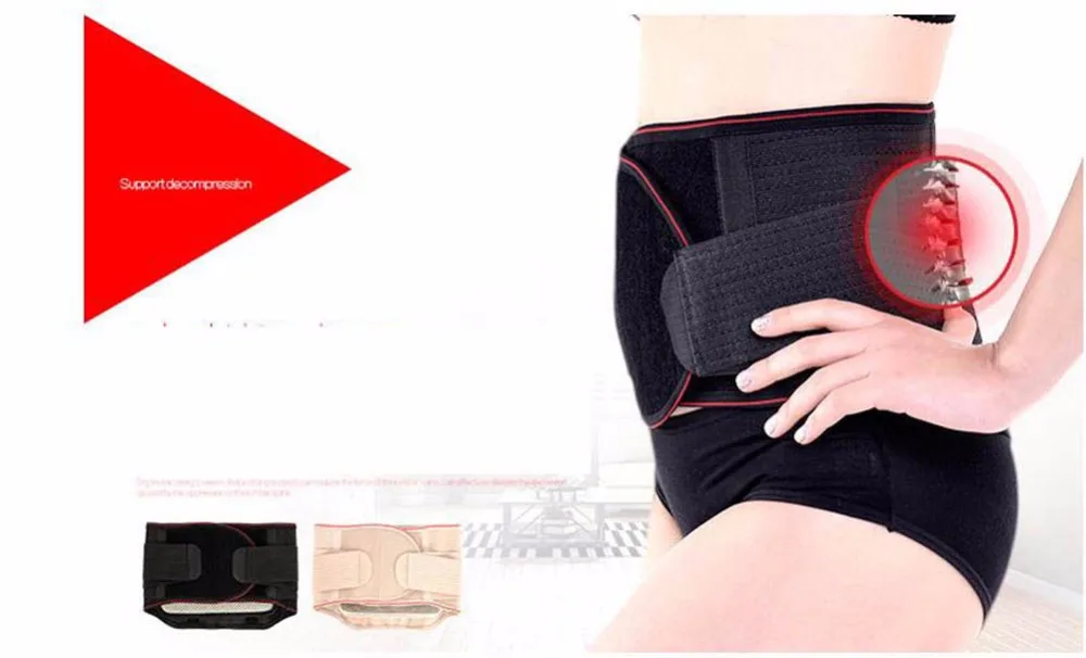 

Черный бежевый пояс для спины мужской Ортопедический Корсет Для Спины Поддерживающий Пояс Fajas Lumbares Ortopedicas пояс для поддержки позвоночника б...