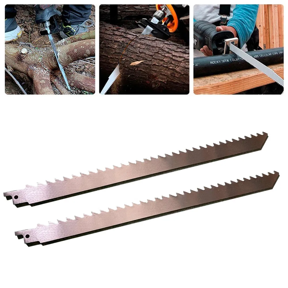 

2 Reciprocating Saw Blade 300mm Stainless Steel For Cutting Frozen Meatmetal,etc Durable To Use Used In Automobile Manufacturing