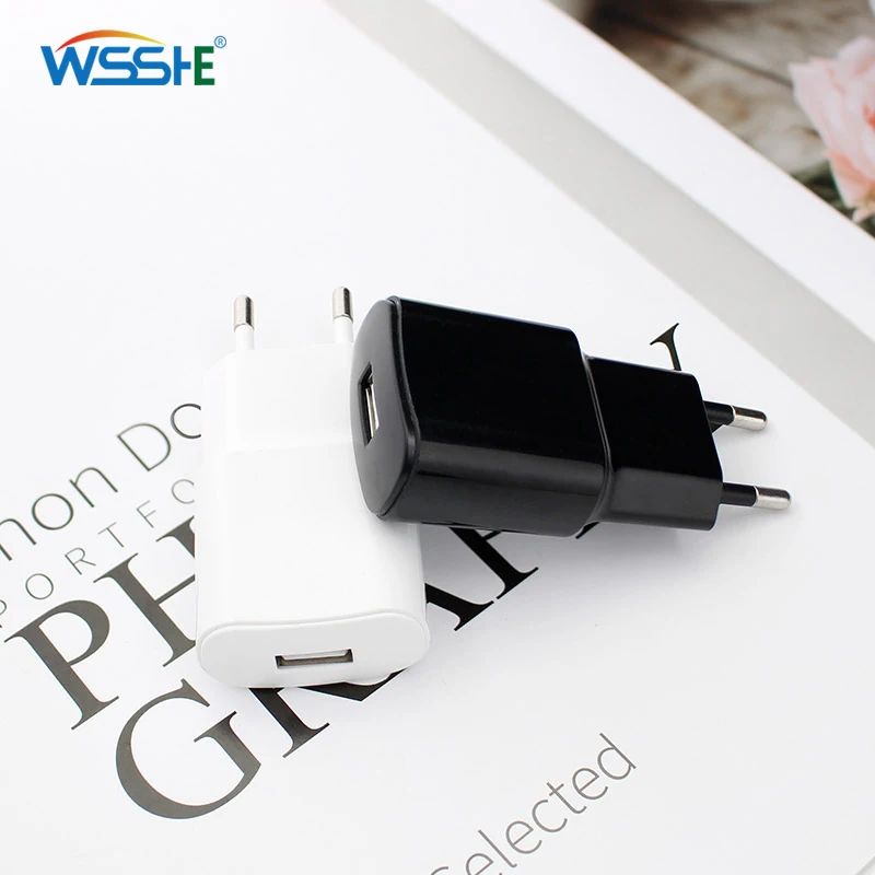 

Mobile Phone Charger USB EU Charger Plug Travel Wall Charger Adapter For iPhone 8 7 Samsung Xiaomi Universal Phone Charger