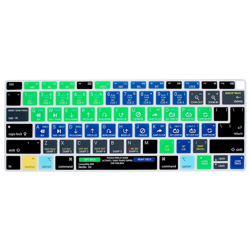 HRH ярлык Hotkey силиконовая клавиатура для ноутбука Обложка кожа MacBook новейший Air 13