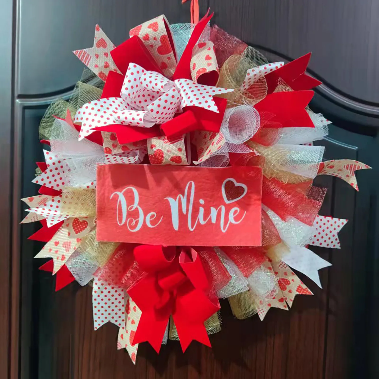 

Valentine's Day Gift Simulation Artificial Wreath Venue Layout Wedding Decor Accesories For Home Door Garland Outdoor Pendant