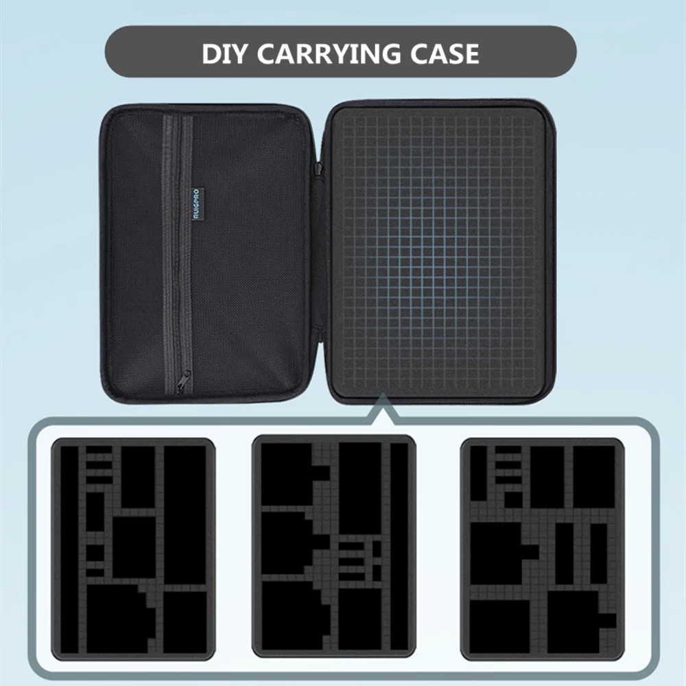 

DIY Portable Bag Case Travel Storage Foam Shockproof Handbag For Gopro 10/9/8/7 Yi SJCAM Osmo Action Camera Accessories