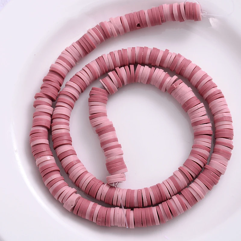 

Hobbyworker 4/6mm High Quality Colorful Clay Loose Beads for Women DIY Bracelet Necklace Making B0086