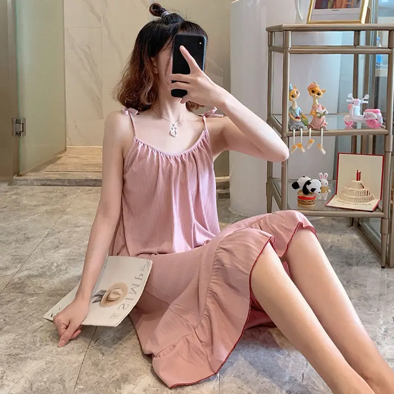 

Plus Size Female Pajamas Japanese Style Sleepwear Nighty For Woman Ladies Cute Summer Clothing Sexy Night Dress Girls Nightgown