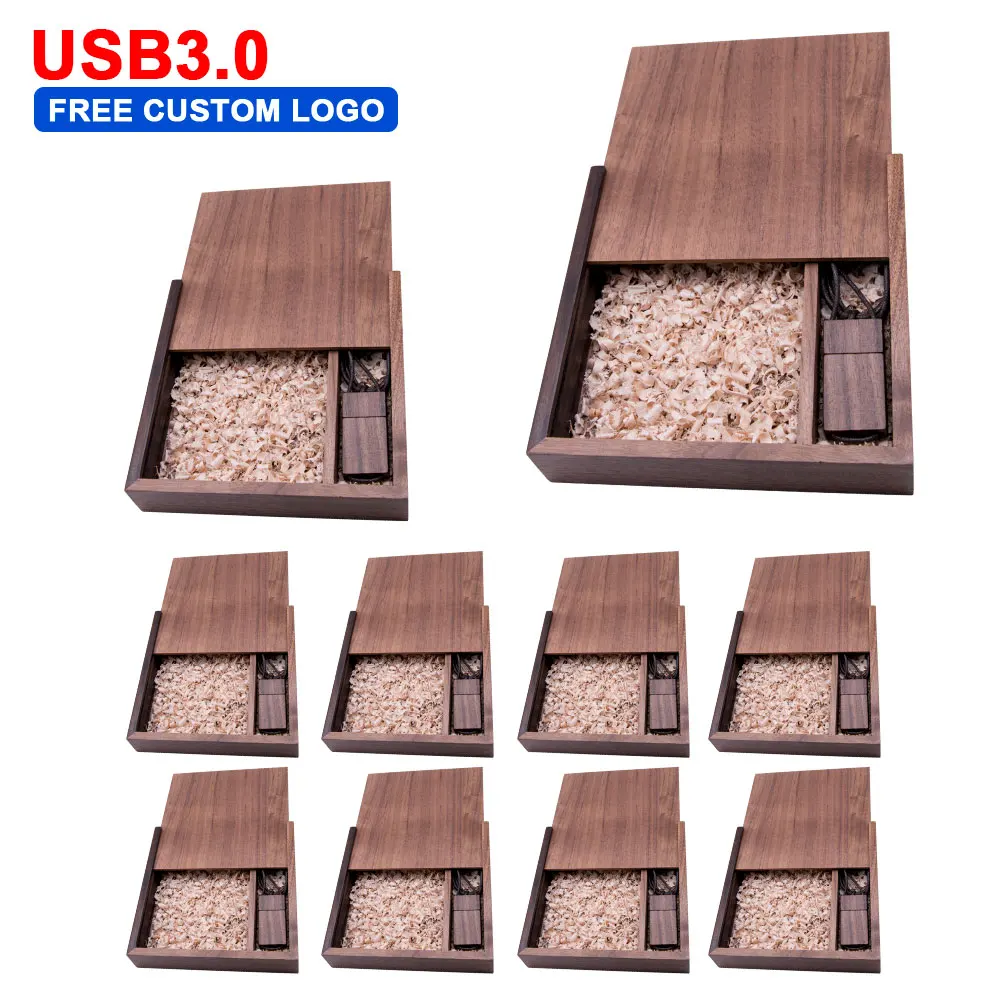 10 шт./лот (произвольный логотип) деревянные кресты католические USB + коробка флеш