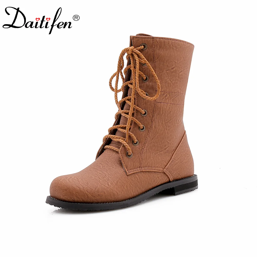 Брендовые Модные женские современные ботинки новые зимние ботильоны с круглым