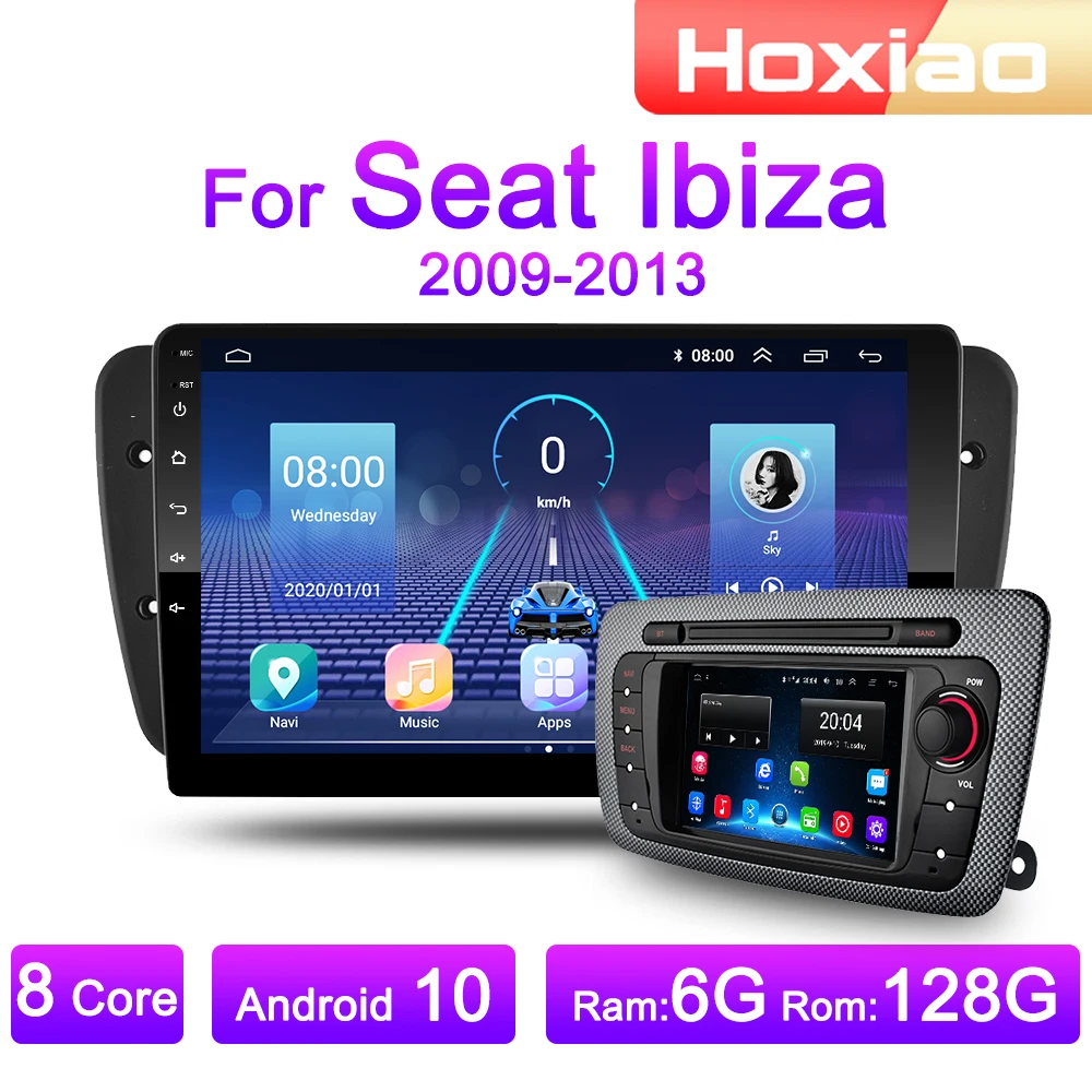 4G Android 9 2din автомобильный Радио Мультимедийный видео плеер для Seat Ibiza 6j 2009 2010 2011 2012