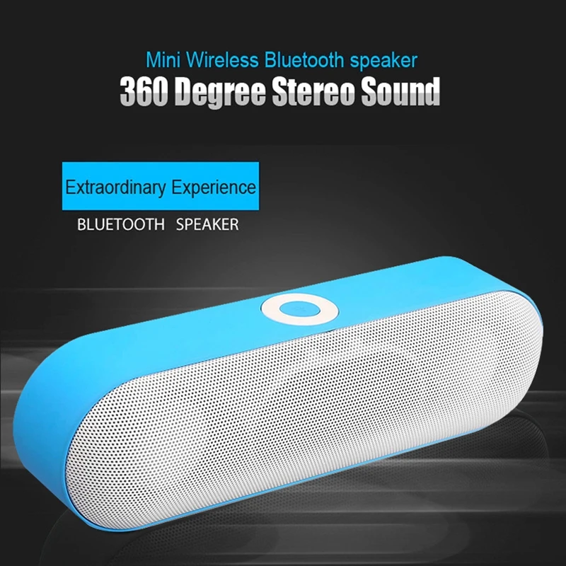 Bluetooth-колонка портативная 3D стерео беспроводная звуковая система динамик с