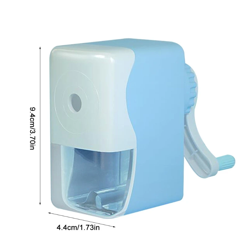 

A9LC Portable Manual Sharpener Large Capacity Storage Box Assorted Colors School Office Supplies