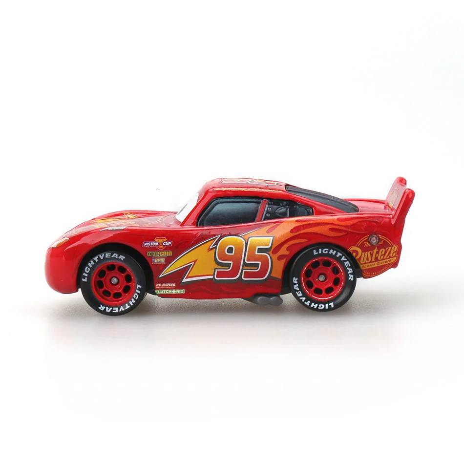 Disney Pixar Cars 2 3 Lightning 40 стиль Mcqueen Mater Jackson Storm Ramirez 1:55 литой автомобиль металлический сплав мальчик детские игрушки подарок