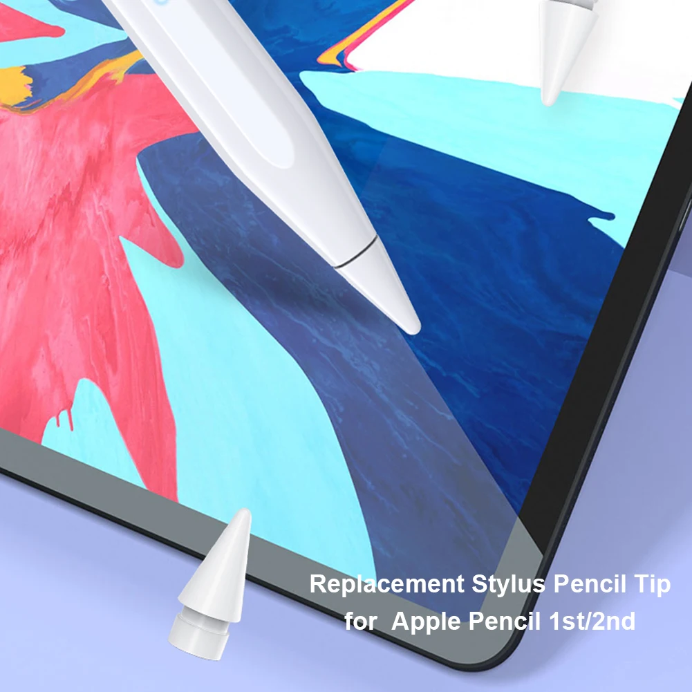 

Наконечники для Apple Pencil 1/2, запасные наконечники для iPad, ручка-стилус, сменные наконечники для ручного письма, аксессуары для краски