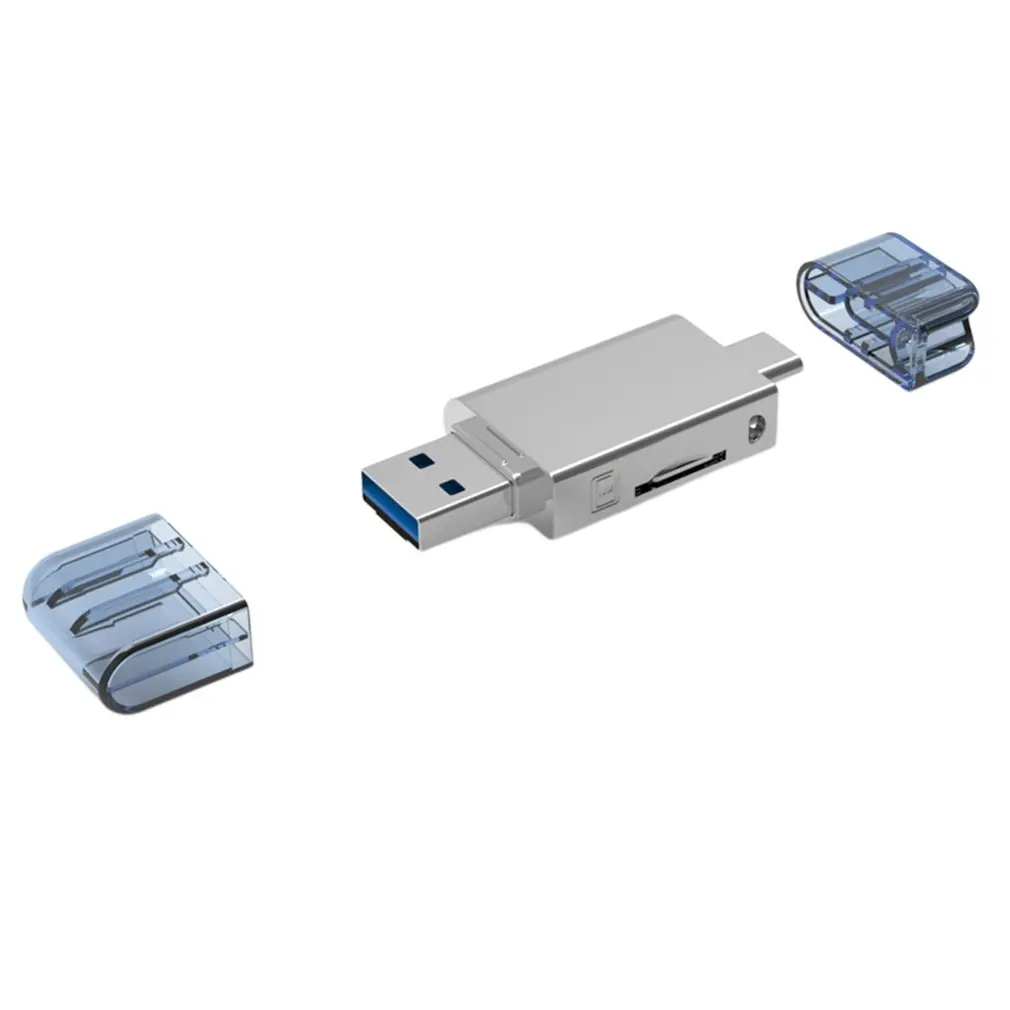 

USB3.0 Mobile Phone Type-c Multi-function TF Metal Card Reader All-in-one Adapter Memory Card Reading Card Reader
