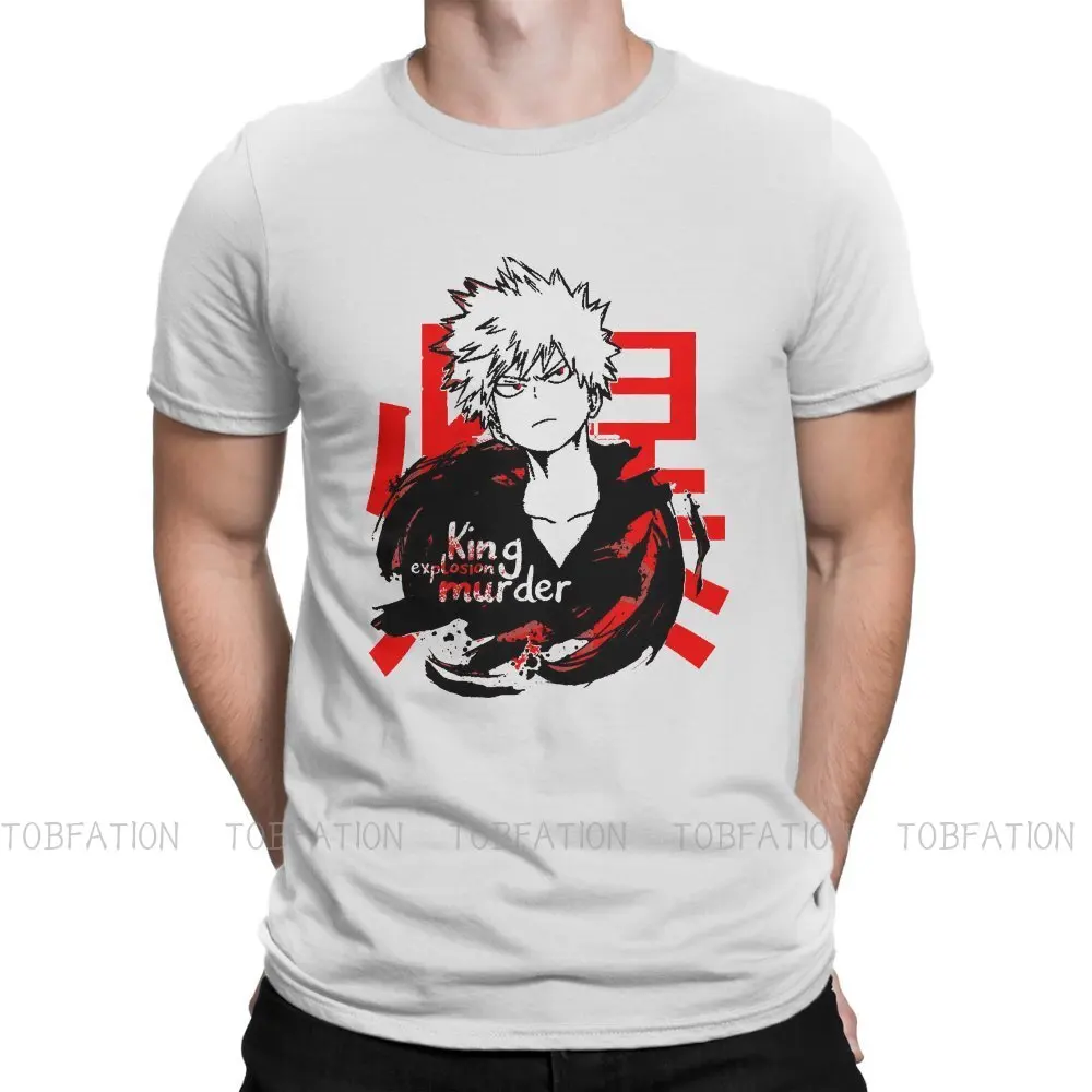 

My Hero Academia Original TShirts Explosion King Distinctive Homme T Shirt New Trend Clothing 6XL