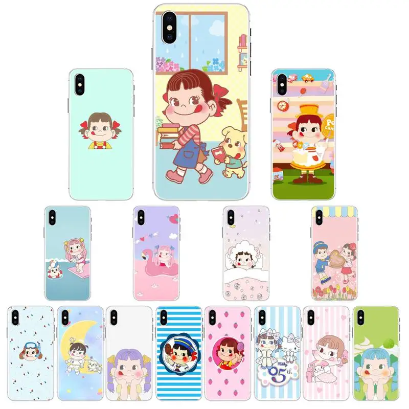 Чехол для телефона YNDFCNB милый молочно черный чехол Peko iPhone X XS MAX 6 6s 7 7plus 8 8Plus 5 5S se 2020