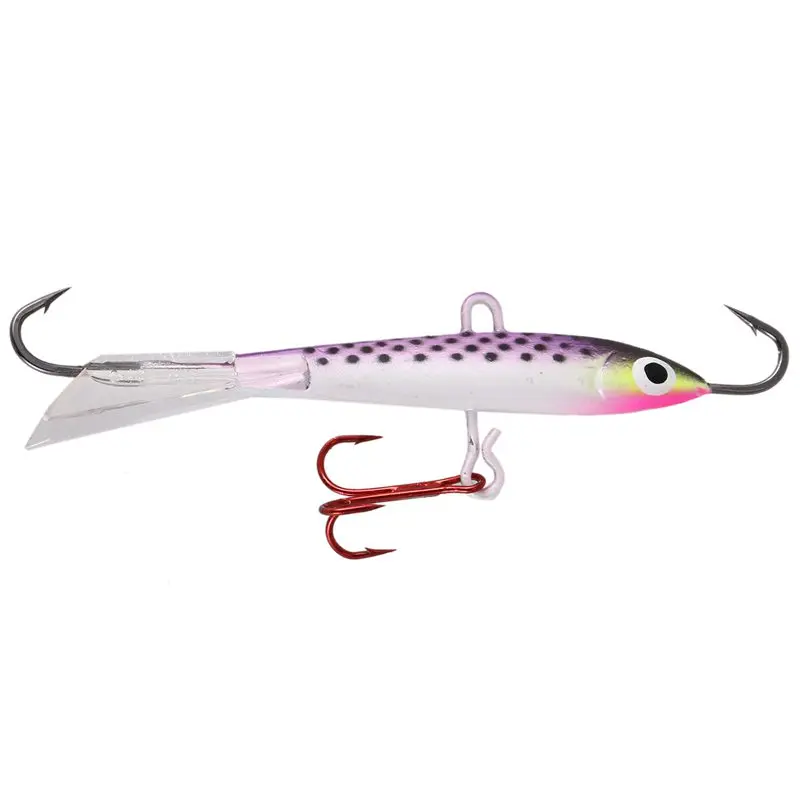 1 шт. зимняя приманка для ловли льда 3D глаза жесткая балансирующая рыбалки