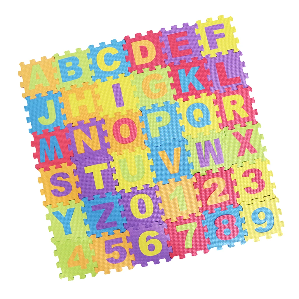 36 плиток Алфавит пена головоломка играть мат блокировка головоломки