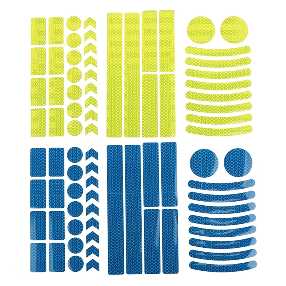 Светоотражающая наклейка на велосипед s полоска флуоресцентная лента для горных