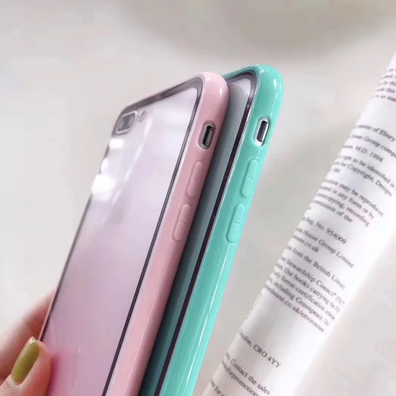 Чехол для iphone6 чехол с красочными узорами мягкий тонкий силиконовый iphone7 plus 8 Plus 6 X