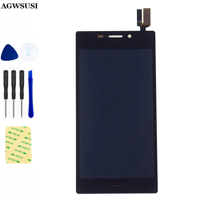 

ЖК-экран S50H D2302 D2303 D2305 D2306 для Sony Xperia M2, сенсорный экран с цифровым преобразователем и сенсором в сборе