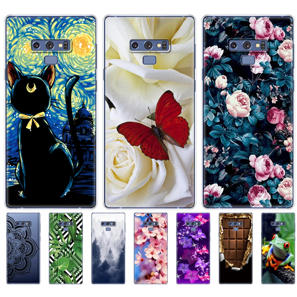 Силиконовый чехол для Samsung Galaxy Note 9 мягкий из ТПУ телефона | Мобильные телефоны и