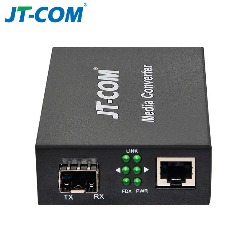 10G Улучшенный SFP + медиаконвертер 10GBase-T Ethernet коммутатор RJ45 в оптоволоконный