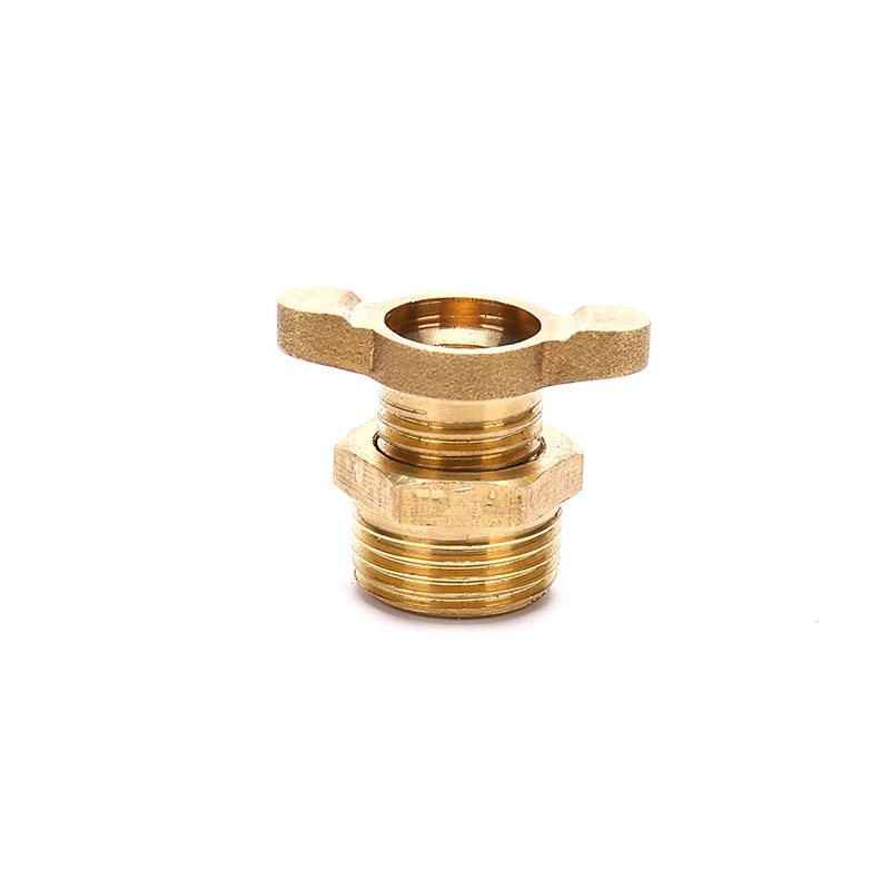 

1/4 3/8 Brass Drain Valve Air Compressor Drain Valve For Air Compressor Tank Replacement Part Long Service Life