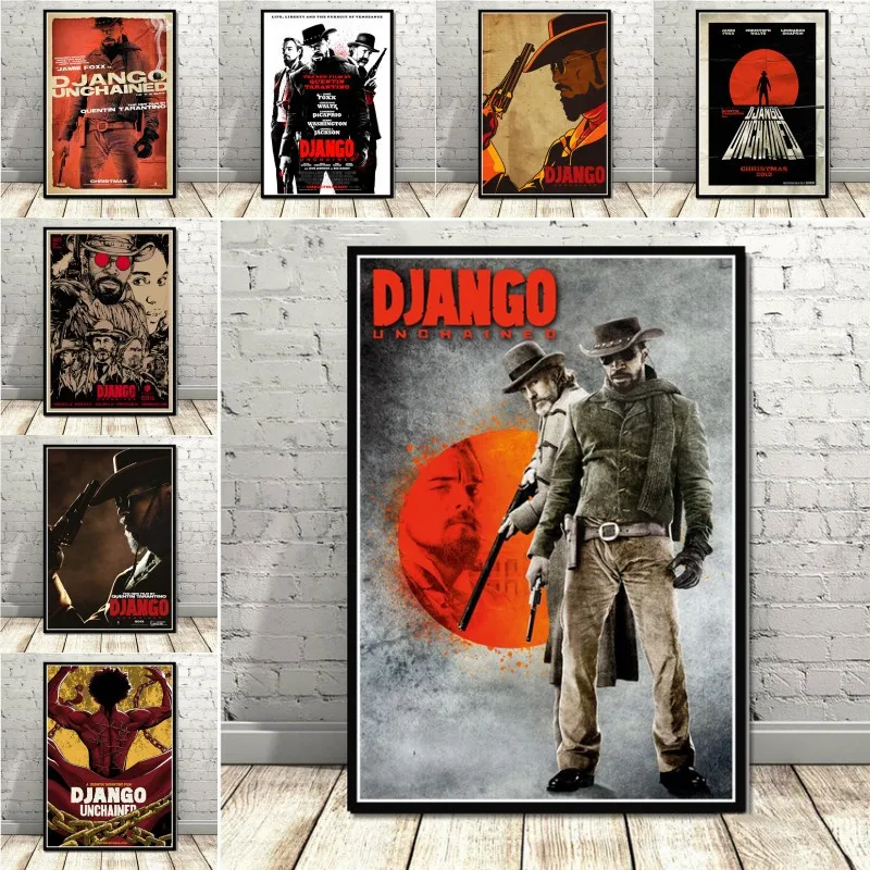

Classic Movie Quentin Tarantino Django Unchained Movie 5D Diamond Painting DIY Art Full Diamond Handmade Gift Home Decoration