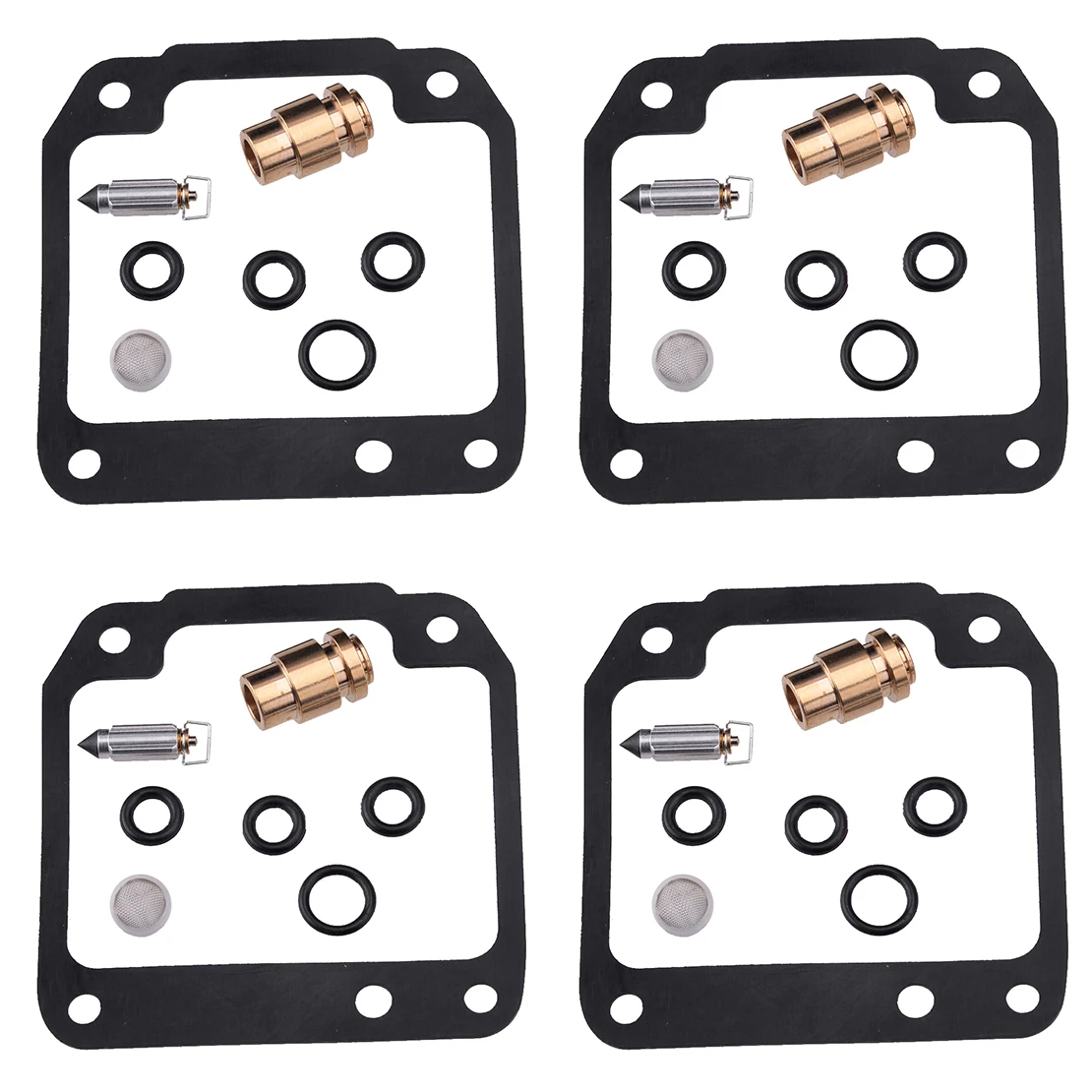

4 Sets Motorbike Carburetor Carb Repair Rebuild Kit Fit for Yamaha FZ600 FZ600S/SC FZ600T/TC YX600 Radian YX600W/WC YX600A/AC