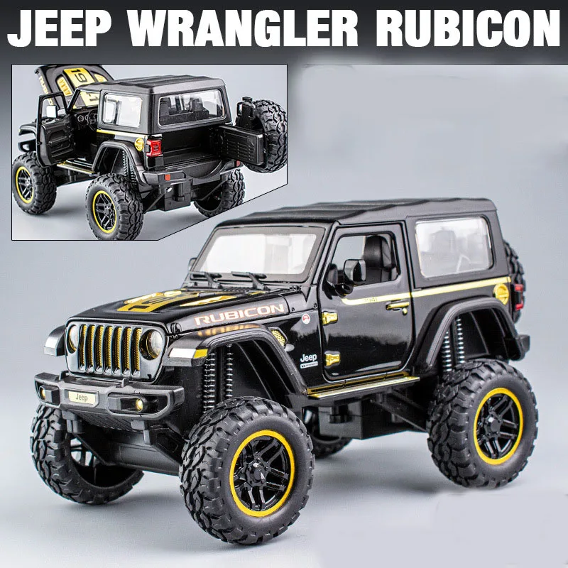 

1:20 Jeep Wrangler Rubicon Model Cars Toy Modified Alloy Model Diecasts Toy Metal Car Model Simulation Kids Toy Gift