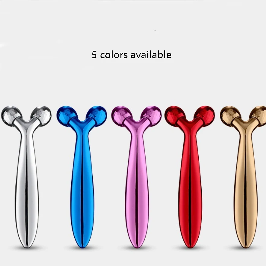 

3D Roller Massager Face Lifting Y Shape 360 Rotate Facial Wrinkle Remover Relaxation Tool Face Lift Roller Tightening Skin Care